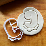 Bubble Number 9 Cookie Cutter/Dishwasher Safe