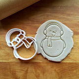 Snowman Cookie Cutter/Dishwasher Safe
