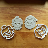 Santa and Mrs. Claus Cookie Cutters Set of 2/Dishwasher Safe