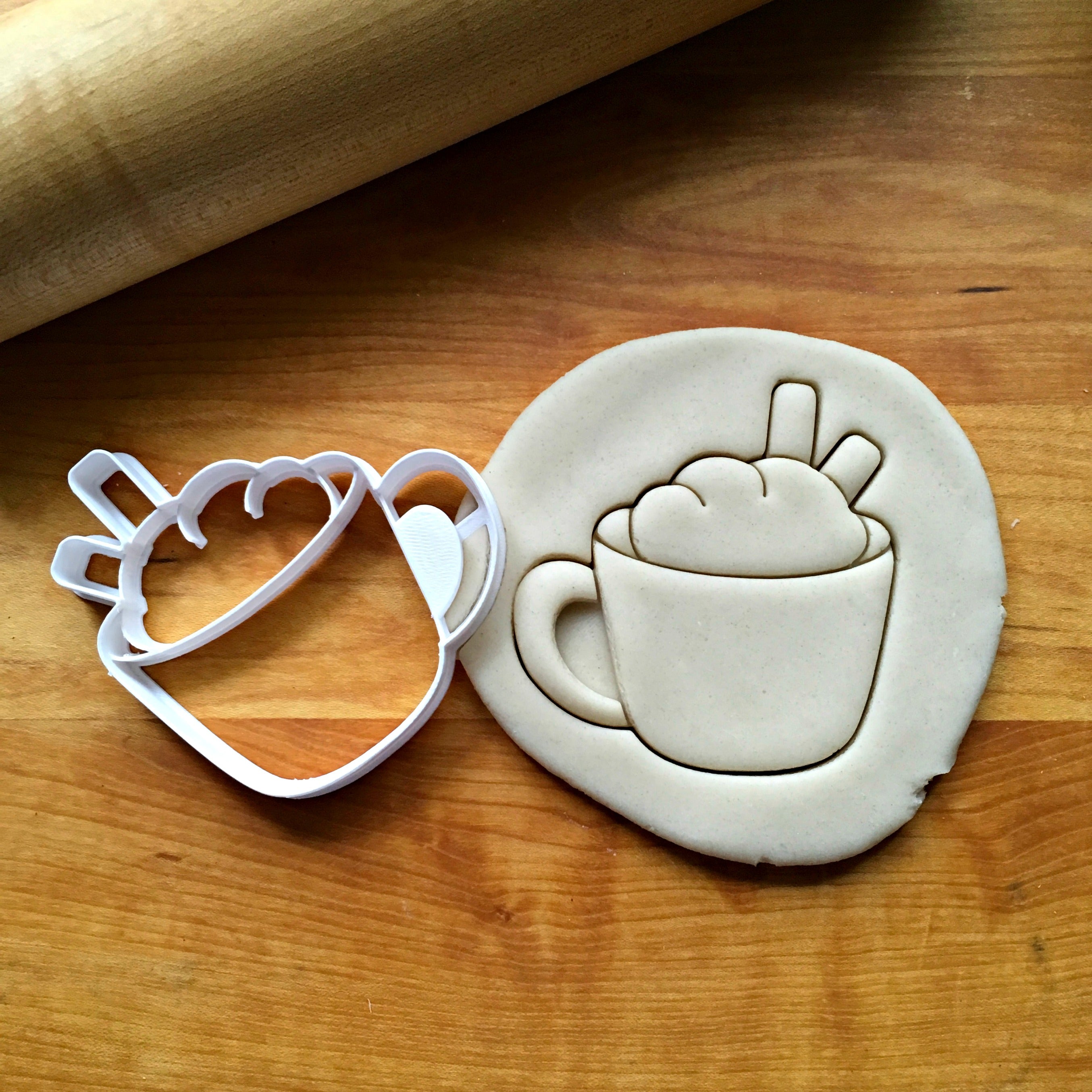 Hot Cocoa Cookie Cutter/Dishwasher Safe