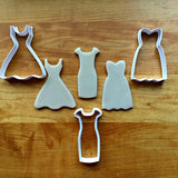 Set of 3 Dress Cookie Cutters/Dishwasher Safe