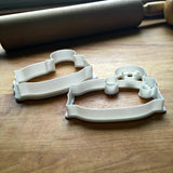 Set of 2 Gingerbread Plaque Cookie Cutters
