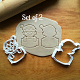 Set of 2 Elf Plaque Cookie Cutters/Dishwasher Safe