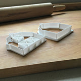 Set of 2 Barn Cookie Cutters/Dishwasher Safe
