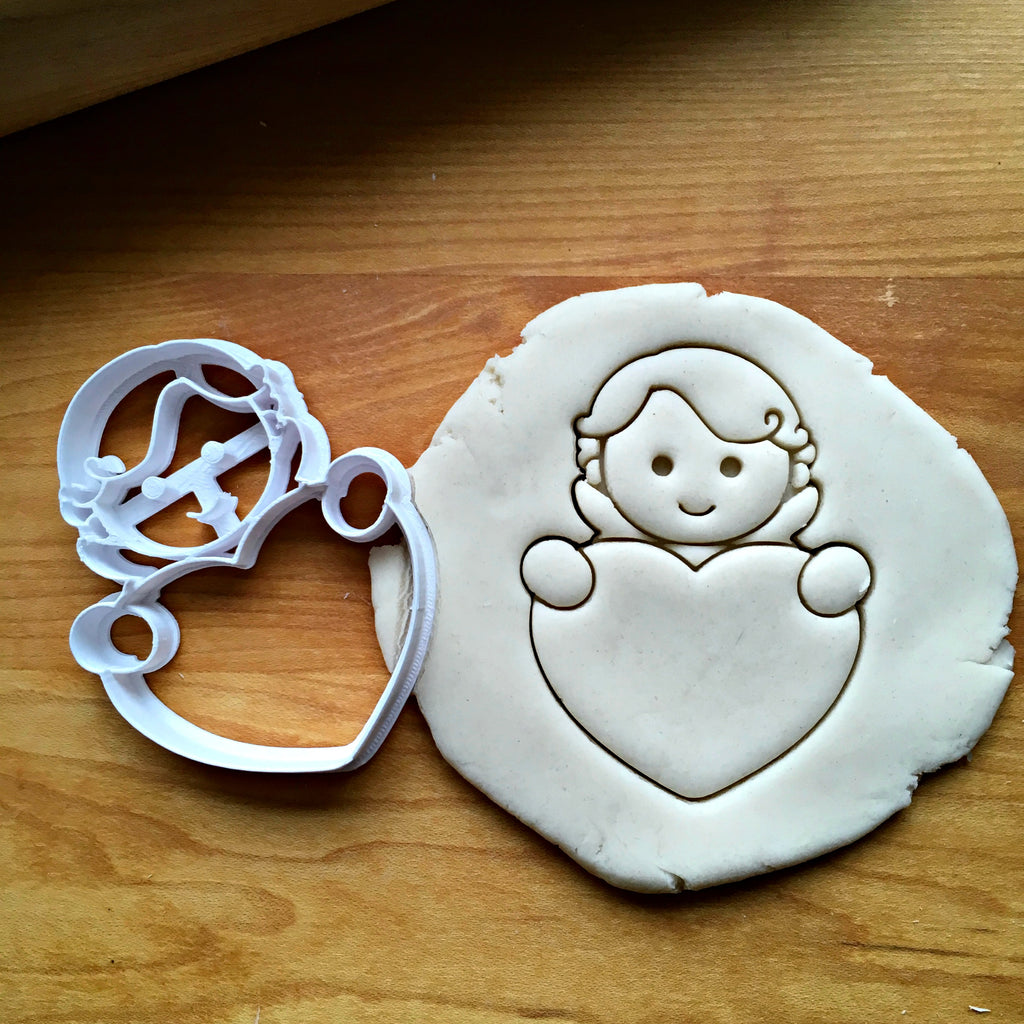 Cupid Heart Frame Cookie Cutter/Dishwasher Safe