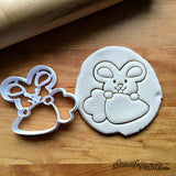 Bunny and Carrot Frame Cookie Cutter/Dishwasher Safe