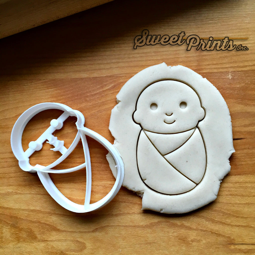 Swaddled Baby Cookie Cutter/Dishwasher Safe