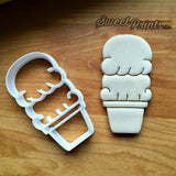 Double Scoop Ice Cream Cone Cookie Cutter/Dishwasher Safe