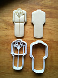 Set of 2 Tuxedo Cookie Cutters/Dishwasher Safe