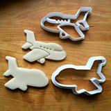 Set of 2 Airplane Cookie Cutters/Multi-Size/Dishwasher Safe