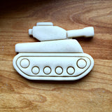 Army Tank Cookie Cutter/Multi-Size/Dishwasher Safe - Sweet Prints Inc.