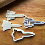 Set of 2 Spy Plane Cookie Cutters/Multi-Size/Dishwasher Safe