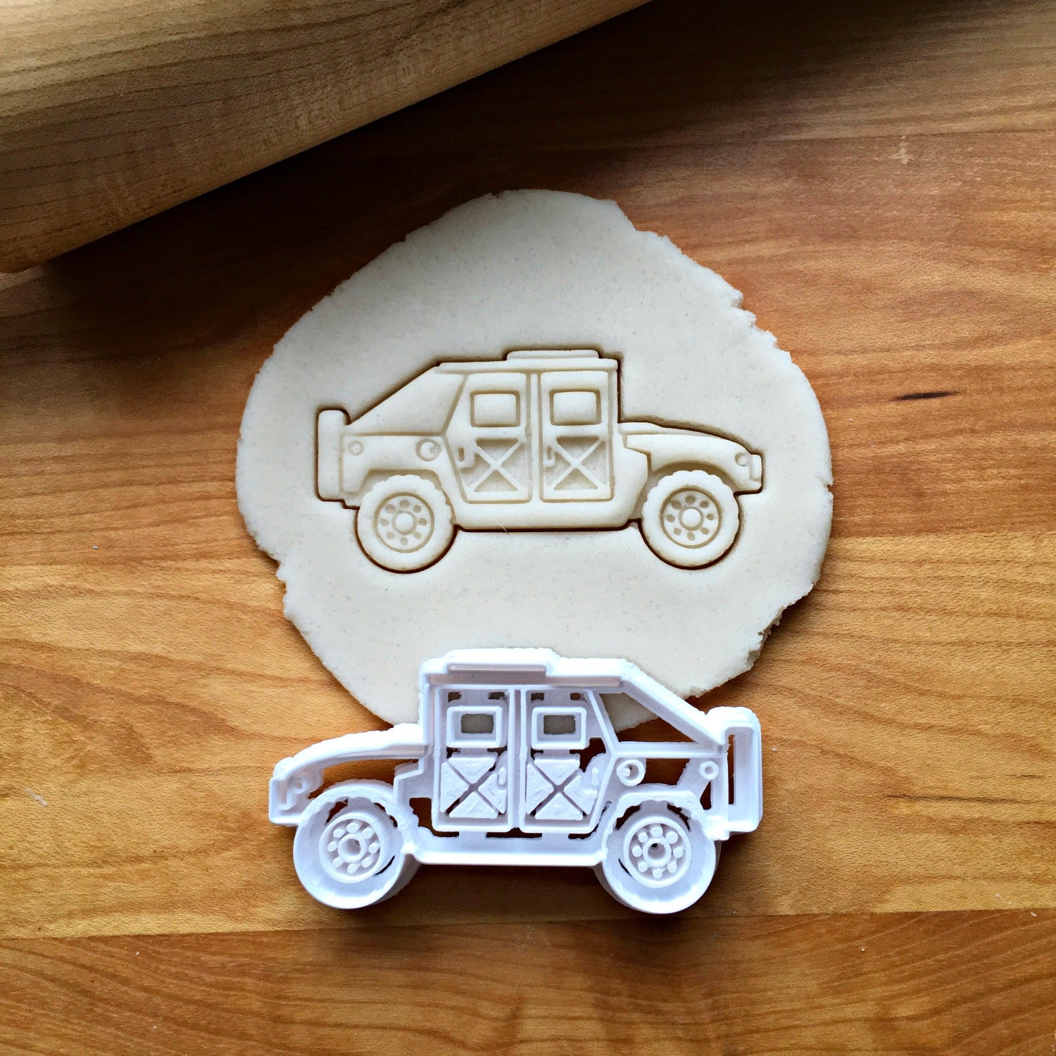 Military Truck Cookie Cutter/Multi-Size/Dishwasher Safe