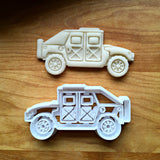 Military Truck Cookie Cutter/Multi-Size/Dishwasher Safe