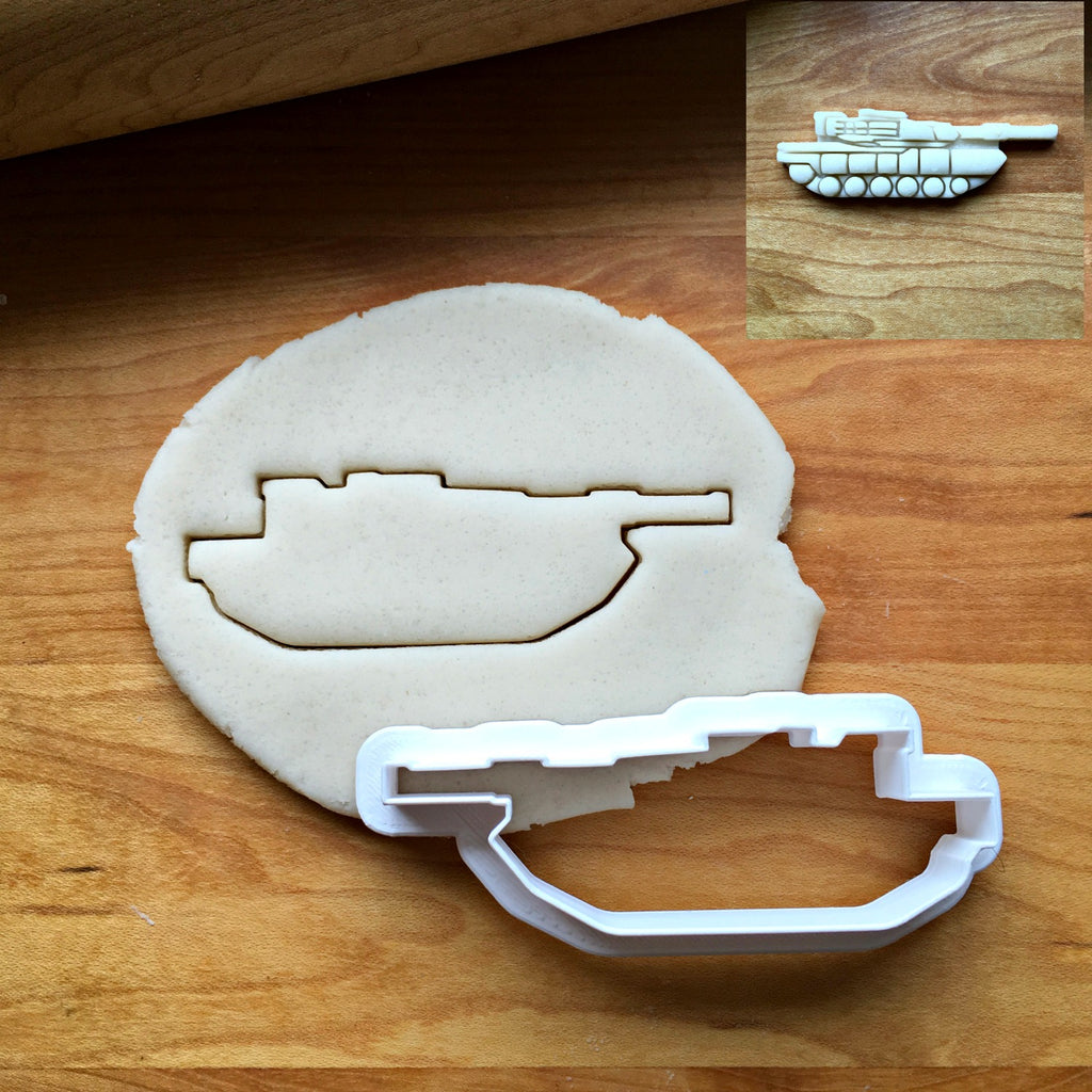 Military Tank Cookie Cutter/Multi-Size/Dishwasher Safe