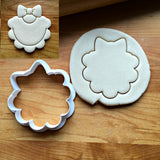 Ruffled Baby Bib Cookie Cutter/Dishwasher Safe