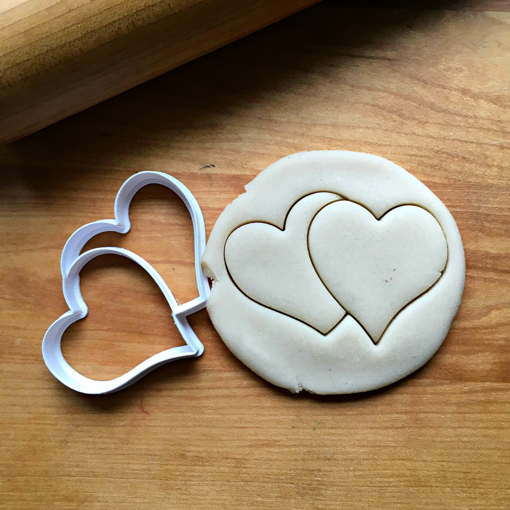 Double Hearts Cookie Cutter/Dishwasher Safe