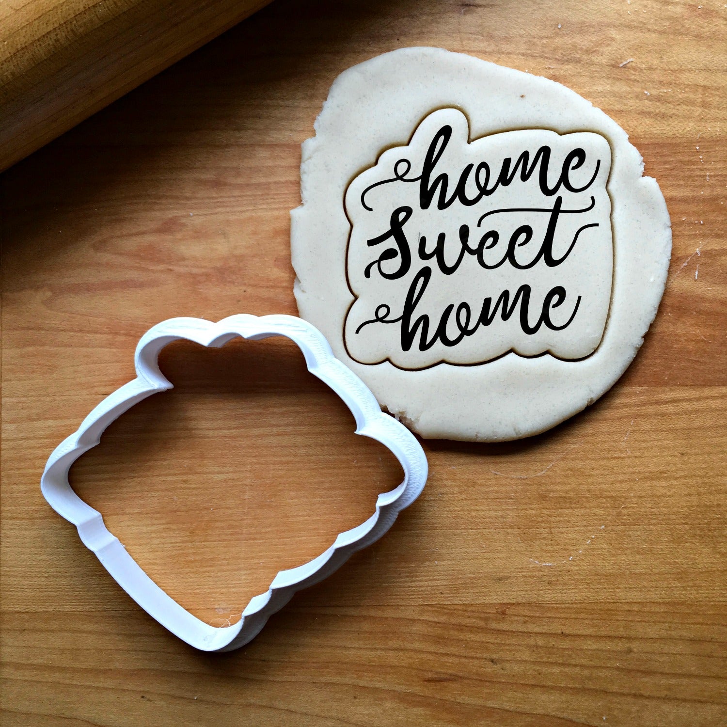 Home Sweet Home Script Cookie Cutter/Dishwasher Safe