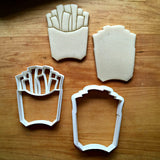 Set of 2 French Fries Cookie Cutters/Dishwasher Safe