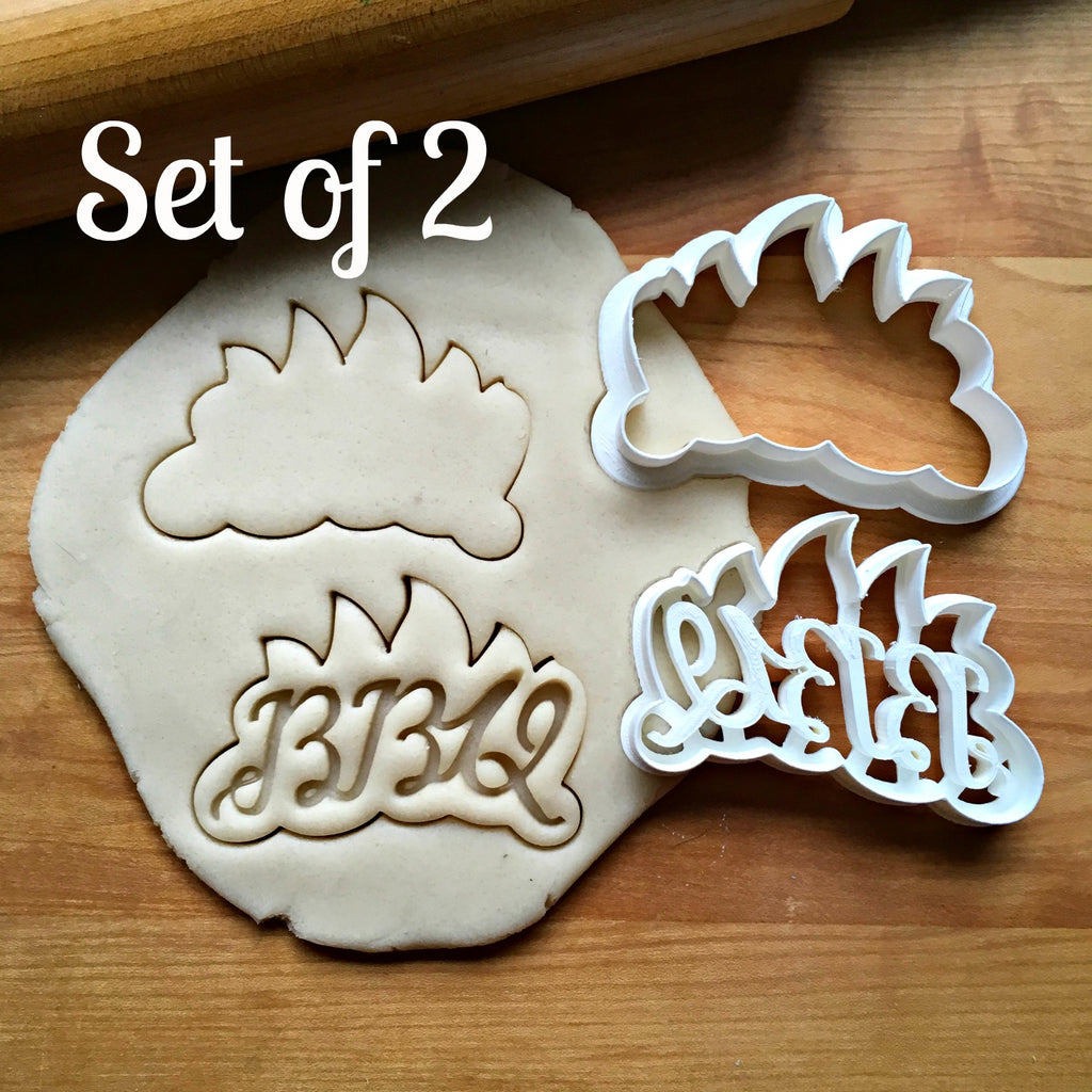 Set of 2 BBQ Cookie Cutters/Dishwasher Safe