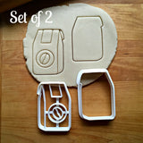 Set of 2 Coffee Bean Bag Cookie Cutters/Dishwasher Safe