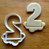 Bubble Number 2 Cookie Cutter/Dishwasher Safe