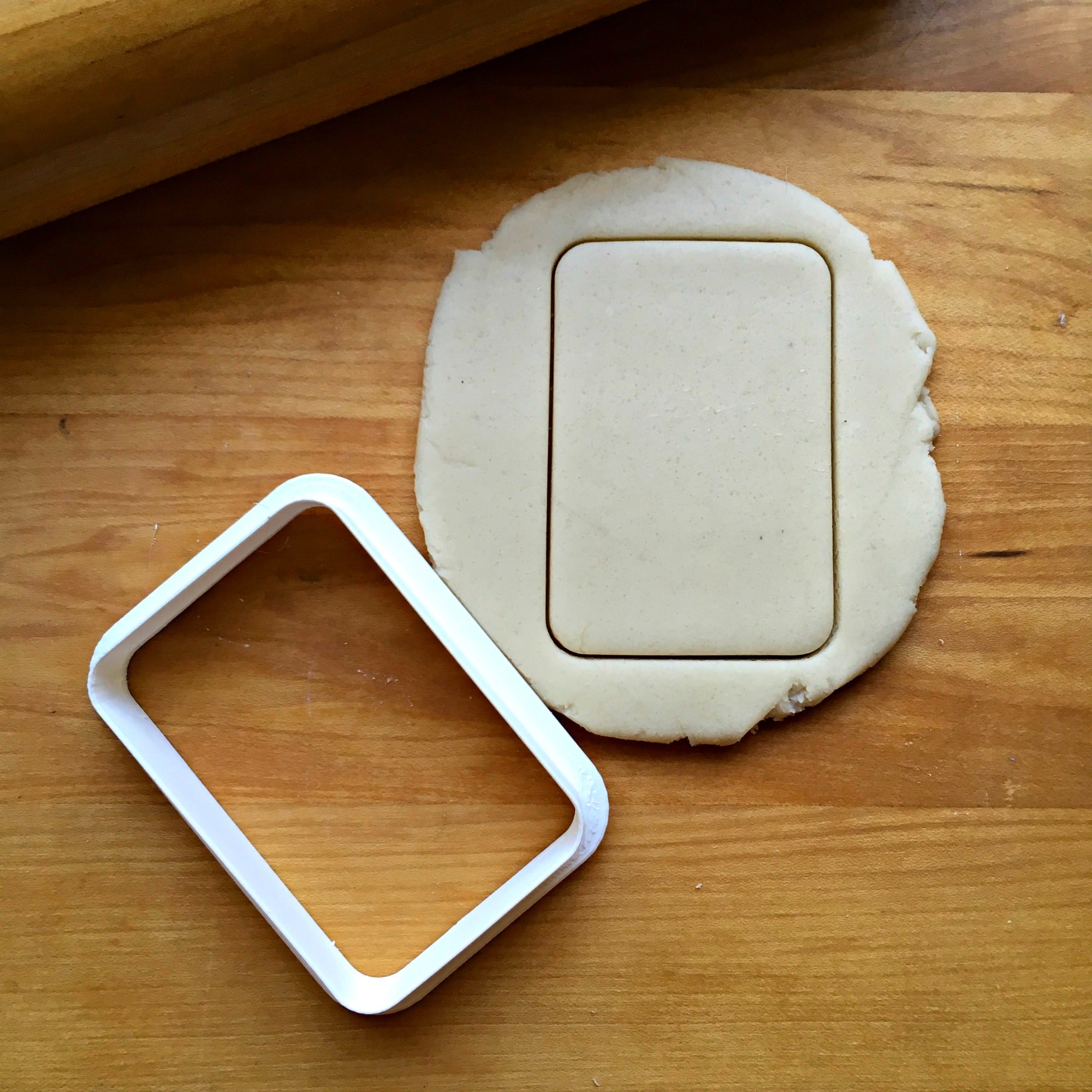 Rounded Rectangle Cookie Cutter/Dishwasher Safe