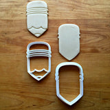 Set of 2 Chubby Pencil Cookie Cutters/Dishwasher Safe