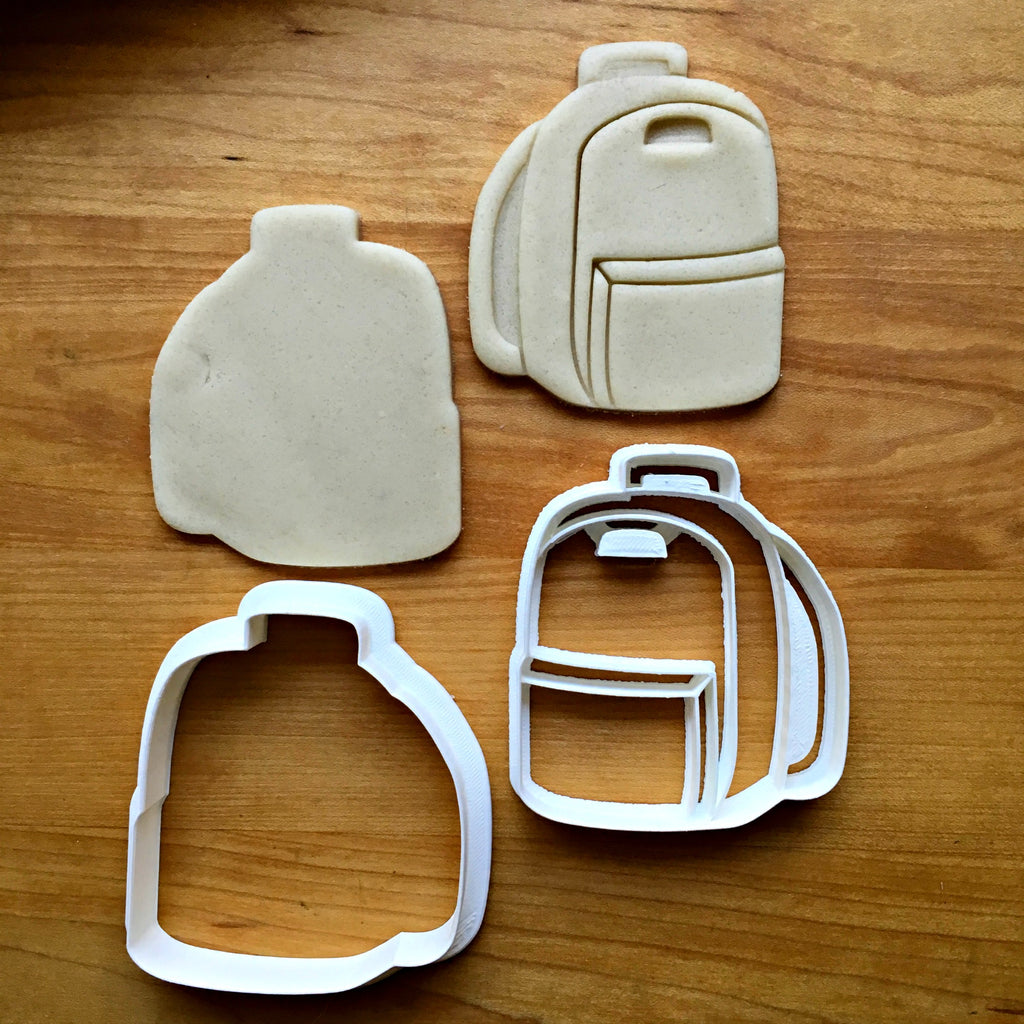 Set of 2 Book Bag Cookie Cutters/Dishwasher Safe