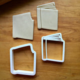 Set of 2 Book Cookie Cutters/Dishwasher Safe