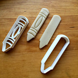 Set of 2 Crayon Cookie Cutters/Dishwasher Safe