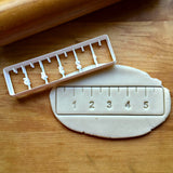 Ruler Cookie Cutter/Dishwasher Safe