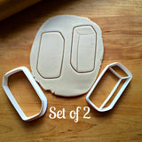 Set of 2 Eraser Cookie Cutters/Dishwasher Safe