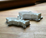 Set of 2 Great White Shark Cookie Cutters/Dishwasher Safe