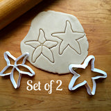 Set of 2 Starfish Seashell Cookie Cutters/Dishwasher Safe