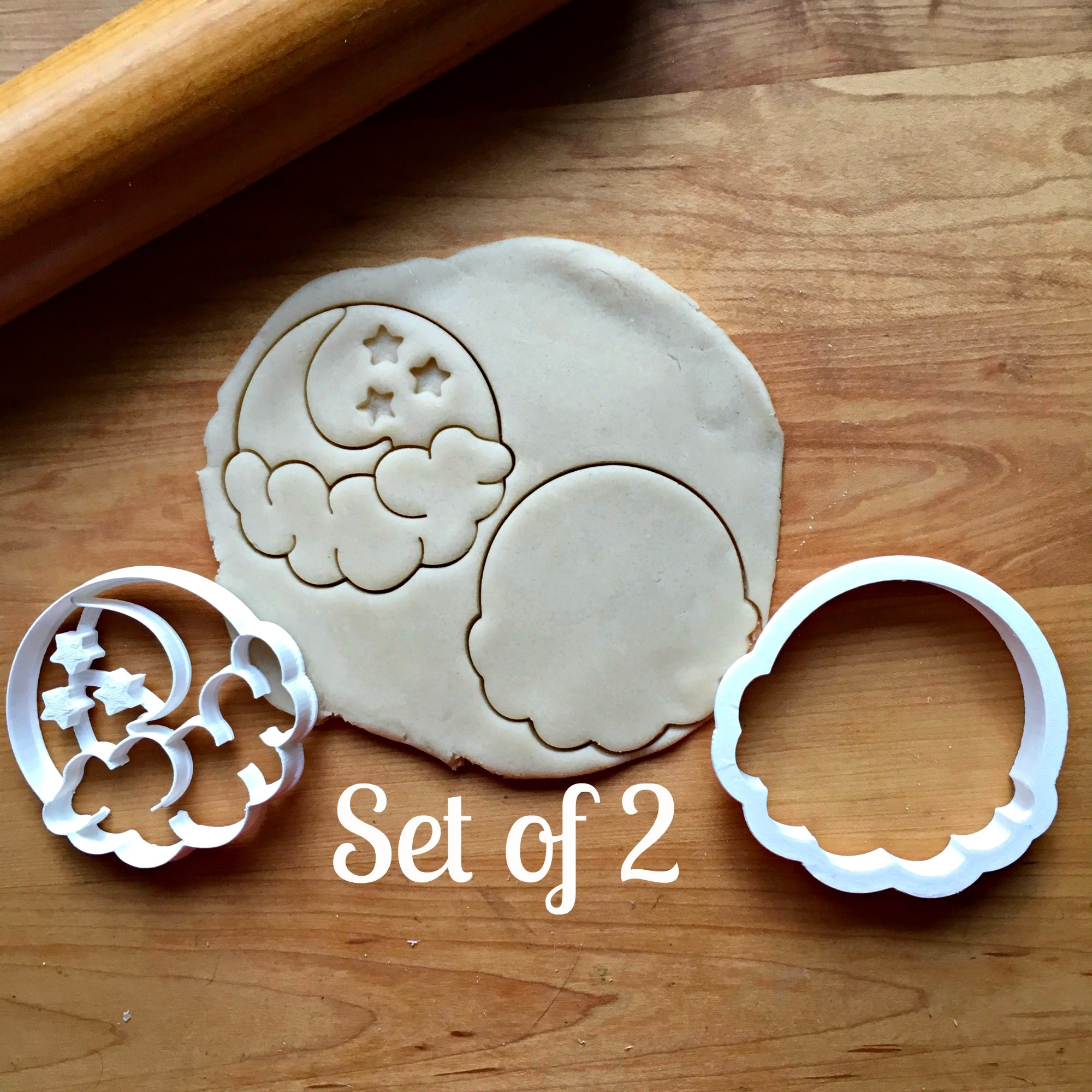 Cloud with Star v2- Cutter – The Sweet Designs Shoppe