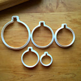 Round Christmas Ornament Cookie Cutter/Dishwasher Safe
