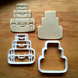 Set of 2 Luggage Cookie Cutters/Dishwasher Safe