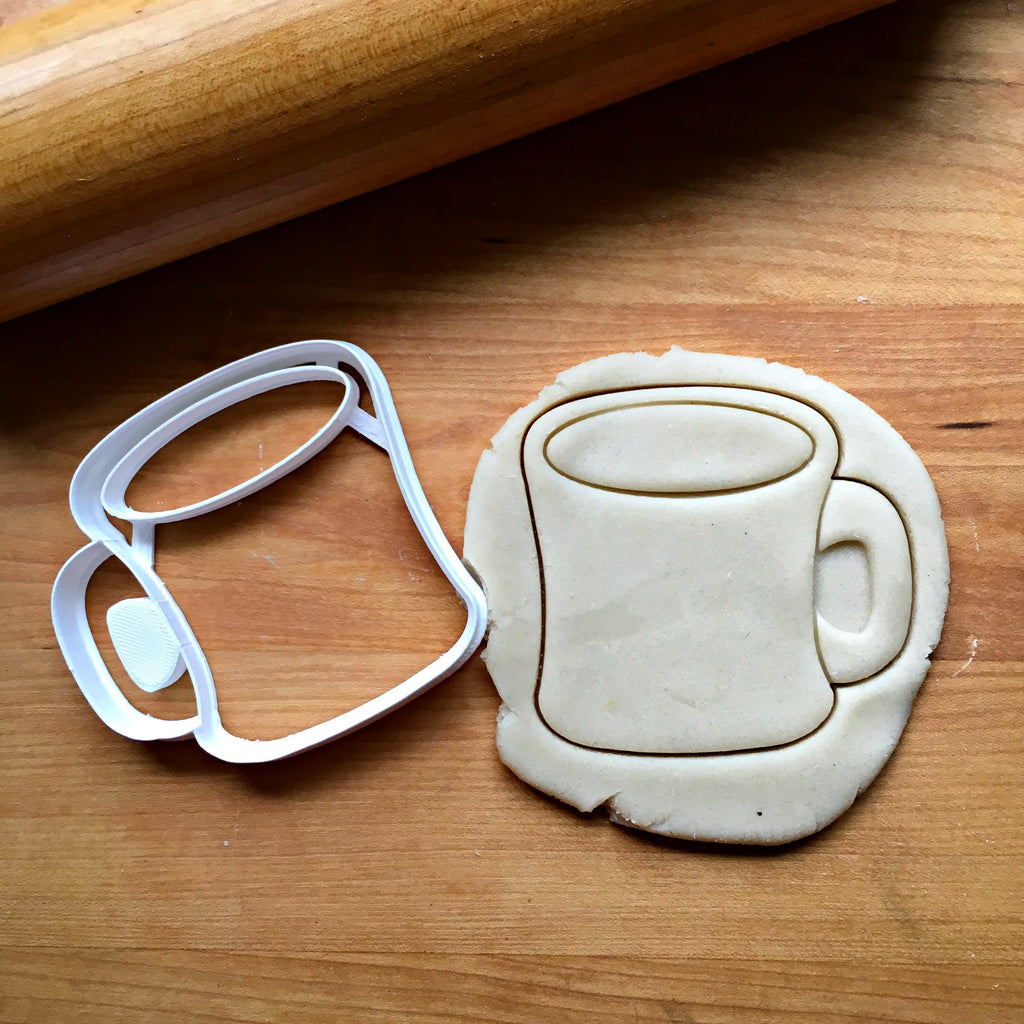 Curved Coffee Cup Cookie Cutter/Dishwasher Safe