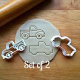 Set of 2 Pickup Truck Cookie Cutters/Dishwasher Safe
