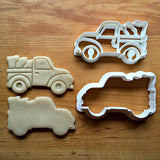 Set of 2 Pickup Truck with Tree Cookie Cutters/Dishwasher Safe
