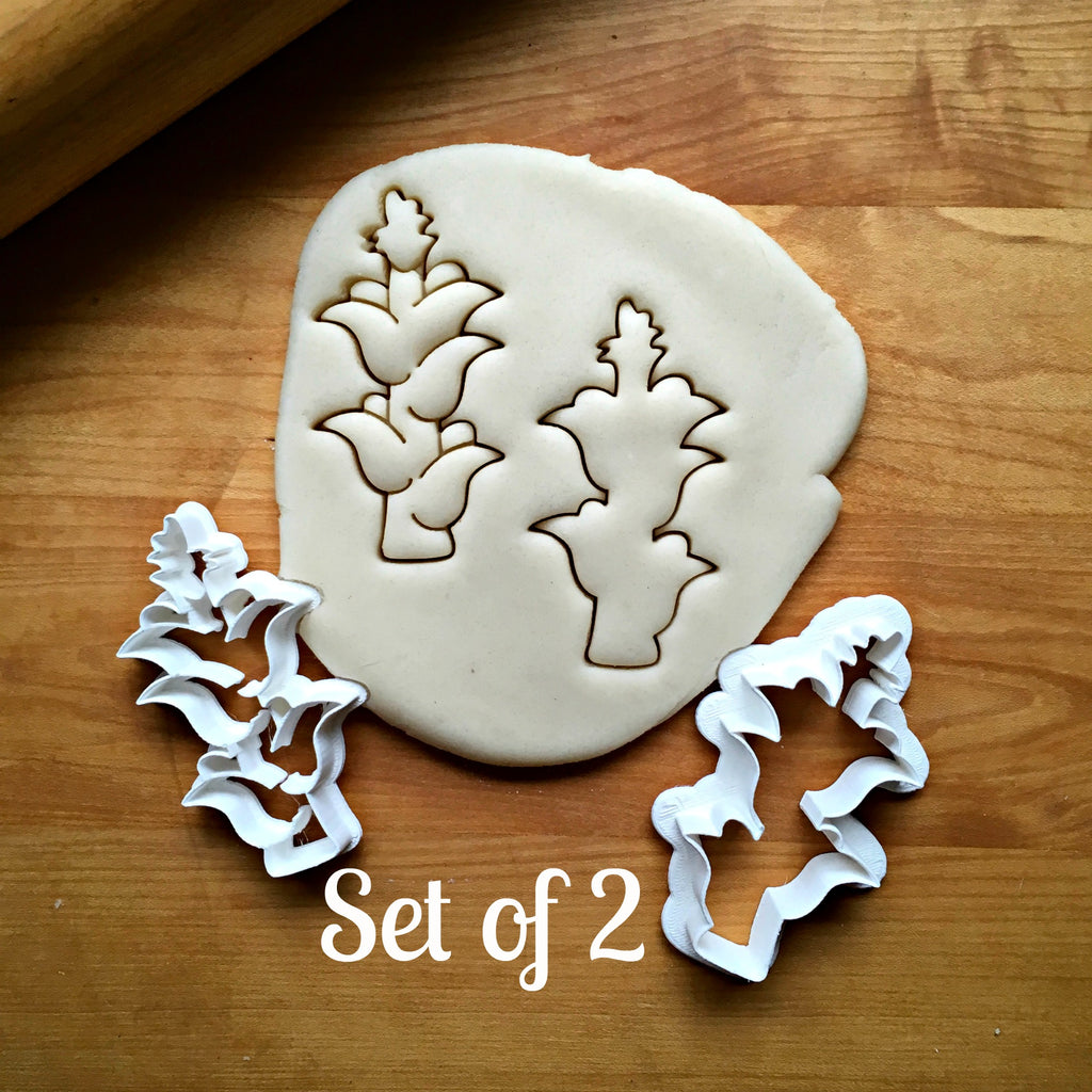 Set of 2 Cornstalk Cookie Cutters/Dishwasher Safe