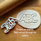 ABC Cookie Cutter/Dishwasher Safe - Sweet Prints Inc.