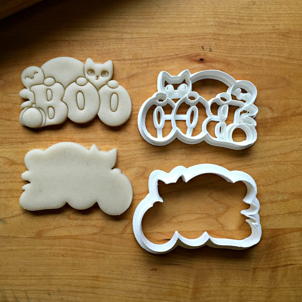 Set of 2 Cute Boo Cookie Cutters/Dishwasher Safe