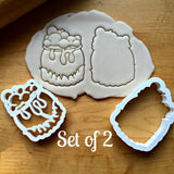 Set of 2 Cauldron Cookie Cutters/Dishwasher Safe