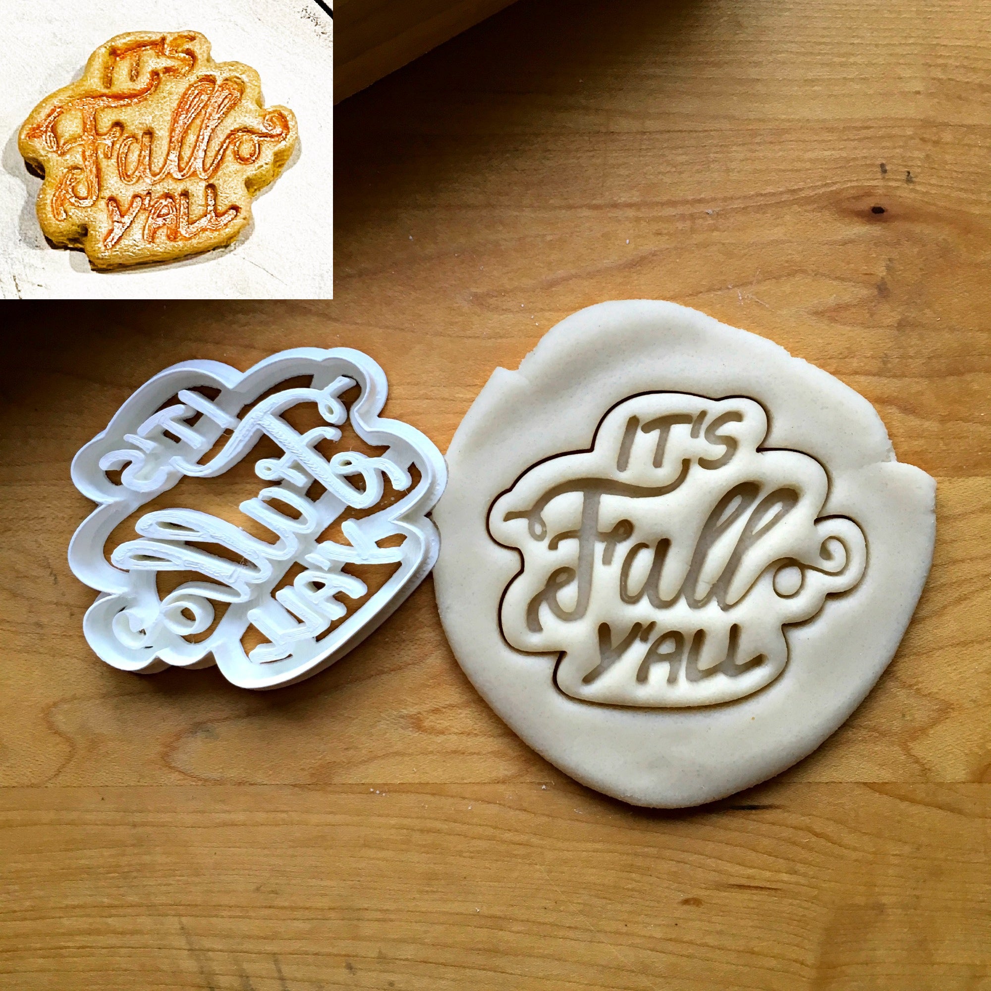 It's Fall Y'all Script Cookie Cutter/Dishwasher Safe