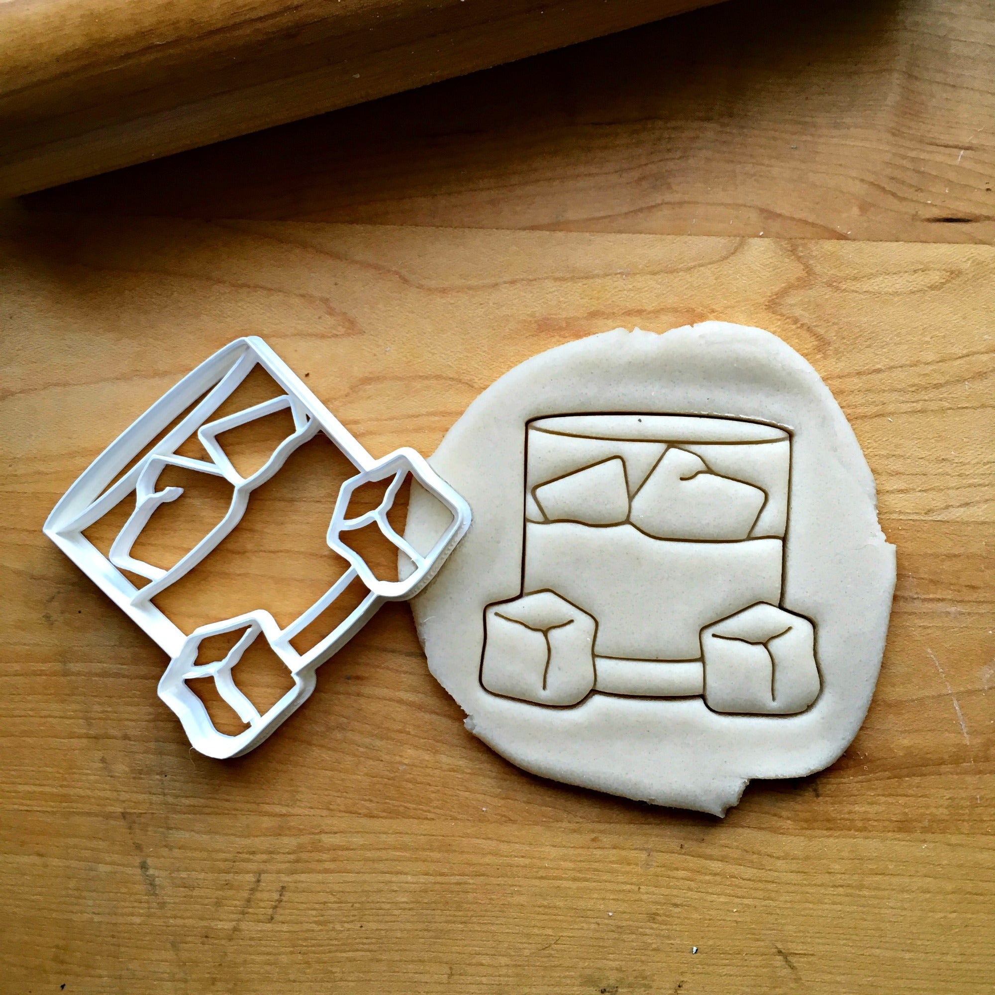 Whiskey Glass Cookie Cutter/Dishwasher Safe
