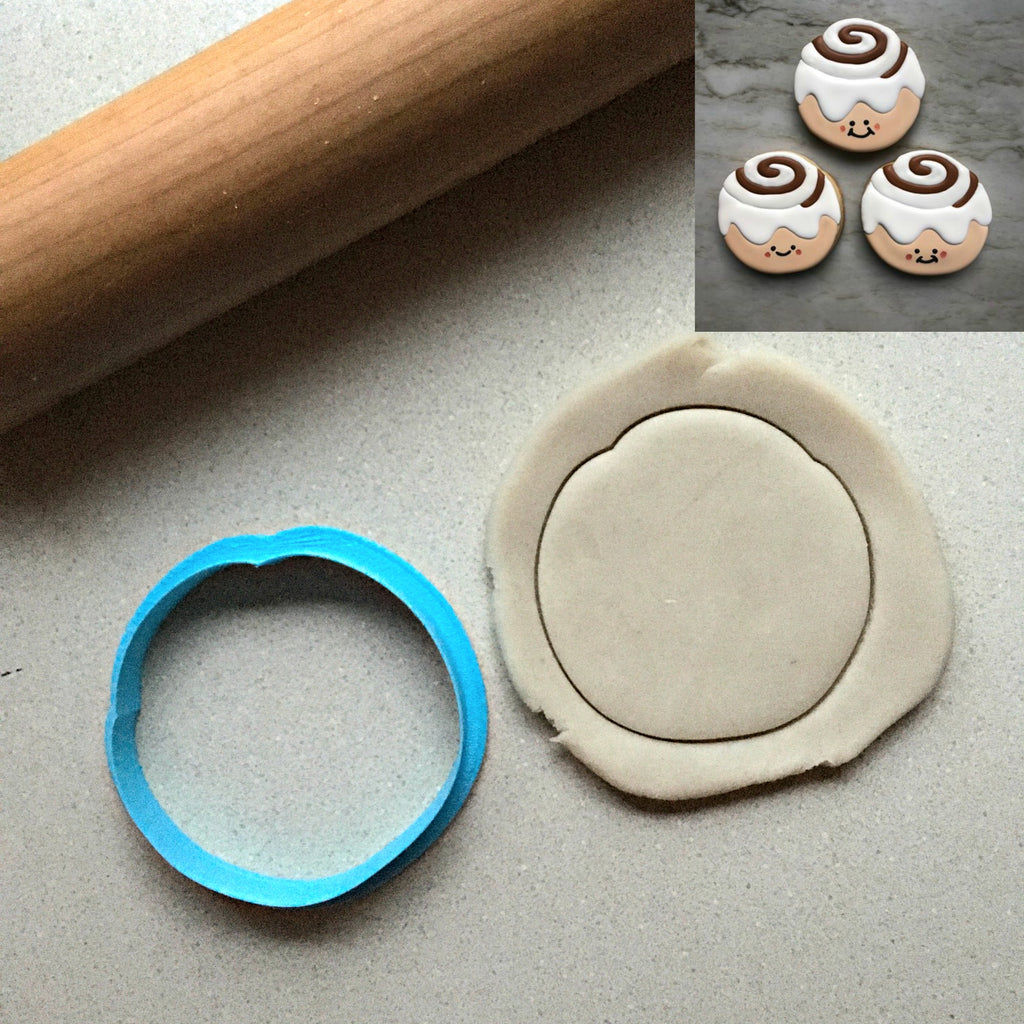Cinnamon Roll Cookie Cutter/Dishwasher Safe