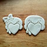 Set of 2 Mr. and Mrs. Turkey Cookie Cutters/Dishwasher Safe