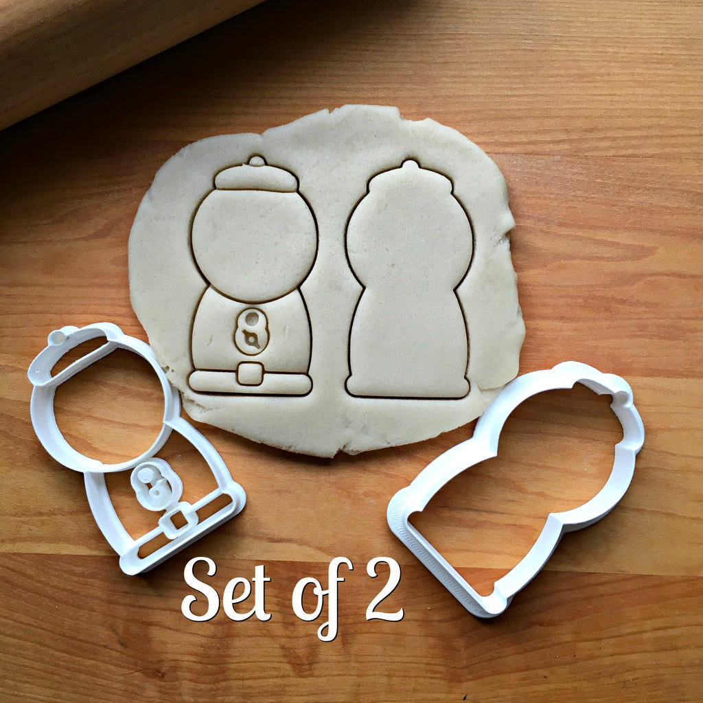 Set of 2 Gumball Machine Cookie Cutters/Dishwasher Safe